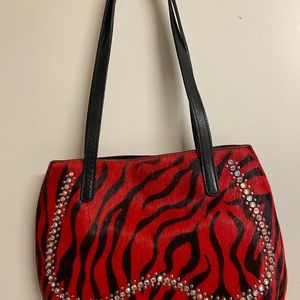 Ladies Fur Shoulder Bag